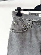 Agolde Echo Taper Leg Foldover Waist Denim Jeans