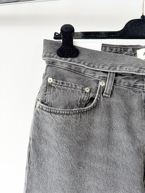 Agolde Echo Tapered Jeans mit umgeschlagenem Bund