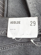 Agolde Echo Taper Leg Foldover Waist Denim Jeans