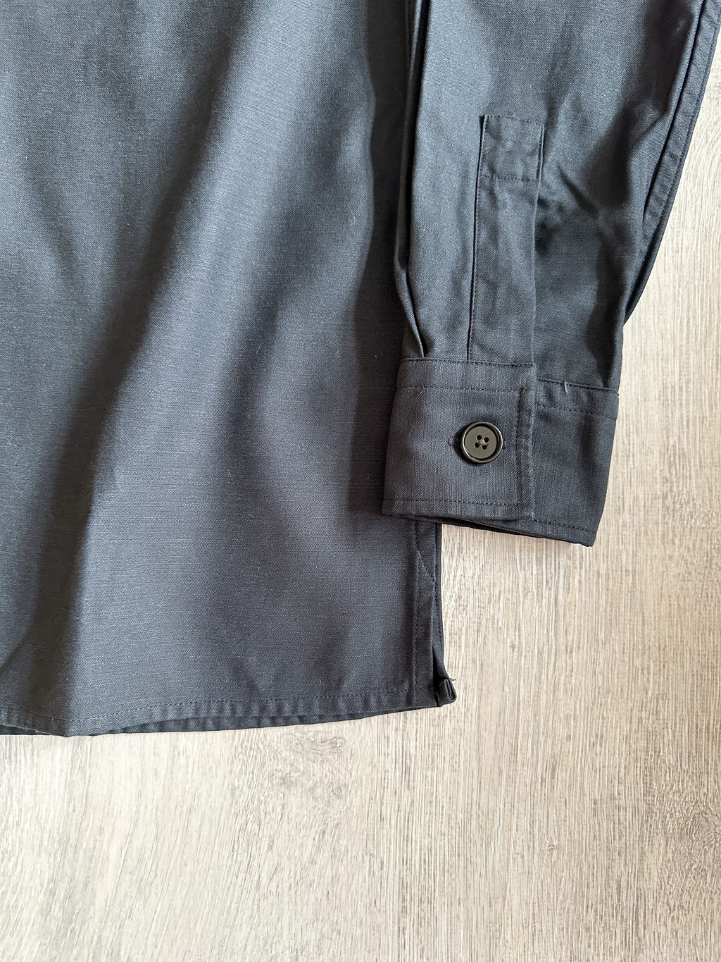 Drake's Navy Blue Two Pocket Heavy Structured Over Shirt Jacket - House Of Huntington