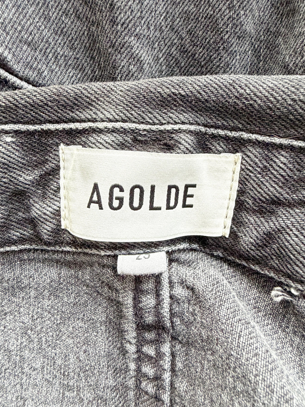 Agolde Echo Taper Leg Foldover Waist Denim Jeans