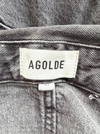 Agolde Echo Taper Leg Foldover Waist Denim Jeans