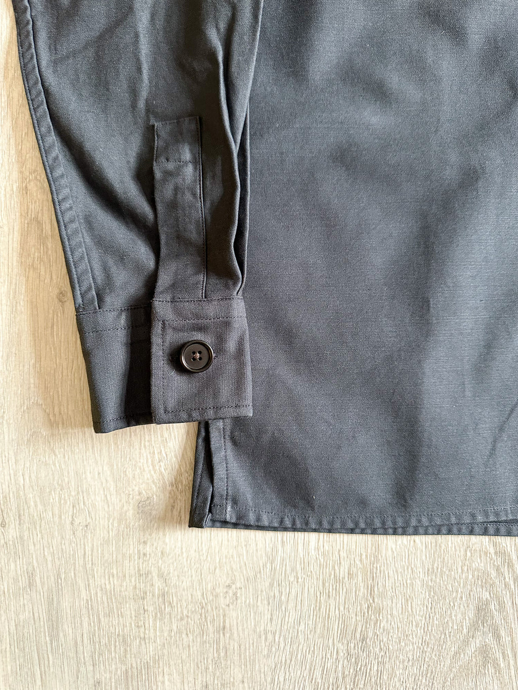 Drake's Navy Blue Two Pocket Heavy Structured Over Shirt Jacket - House Of Huntington