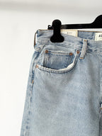 Agolde Fran Denim Low Slung Easy Straight Jeans