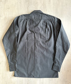Drake's Navy Blue Two Pocket Heavy Structured Over Shirt Jacket - House Of Huntington