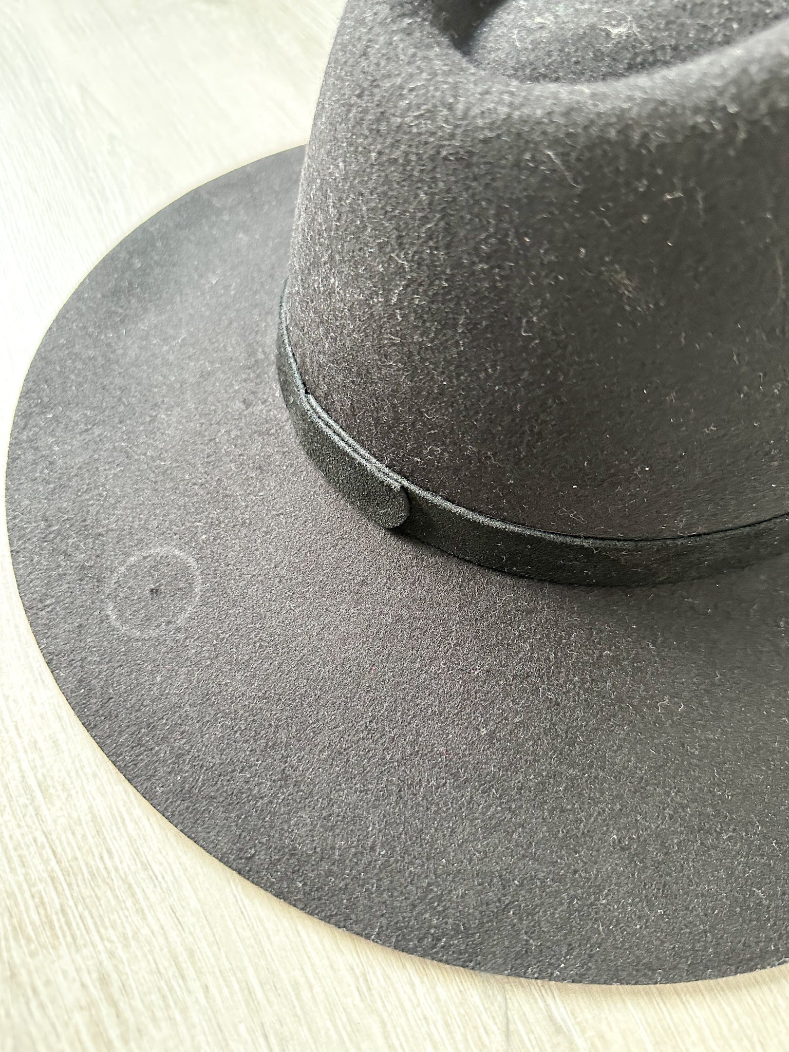 Lack Of Color Black The Grove Suede Band Trim Boho Hat - House Of Huntington