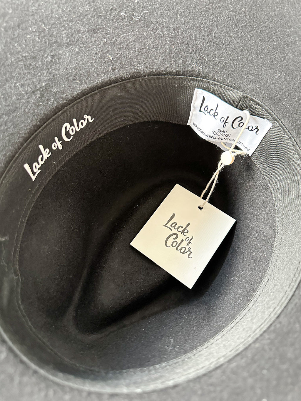 Lack Of Color Black The Grove Suede Band Trim Boho Hat - House Of Huntington