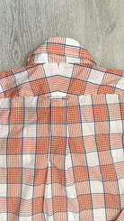 Drake's Check Red White Double Pocket Cotton Shirt - House Of Huntington