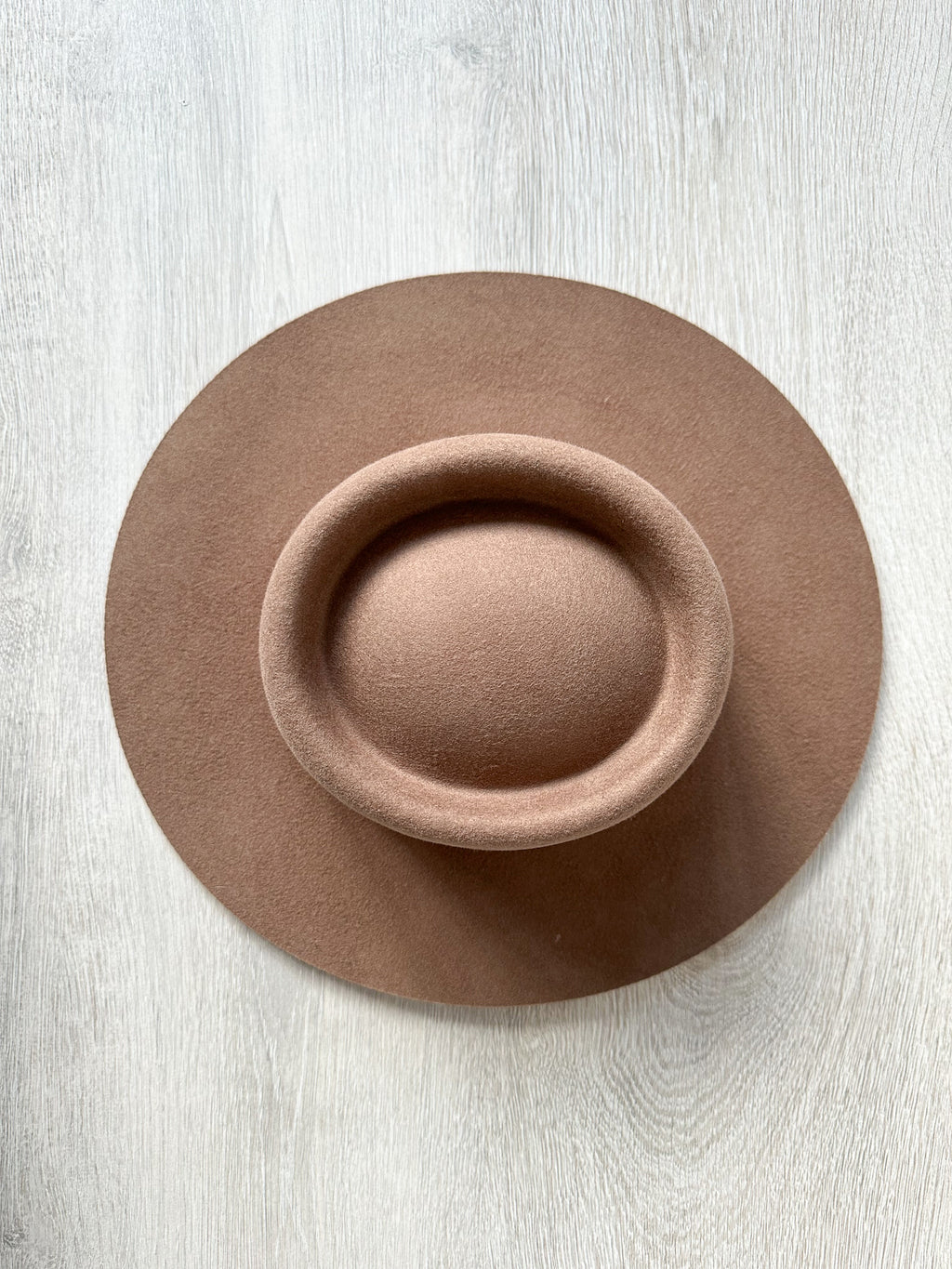 Lack Of Color Brown Wool Suede Band Trim Boho Hat - House Of Huntington
