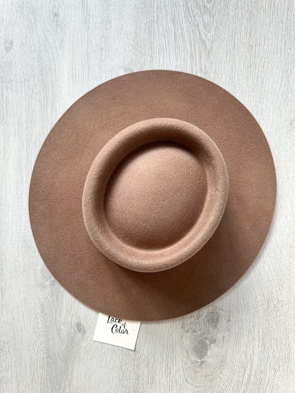 Lack Of Color Brown Wool Suede Band Trim Boho Hat - House Of Huntington