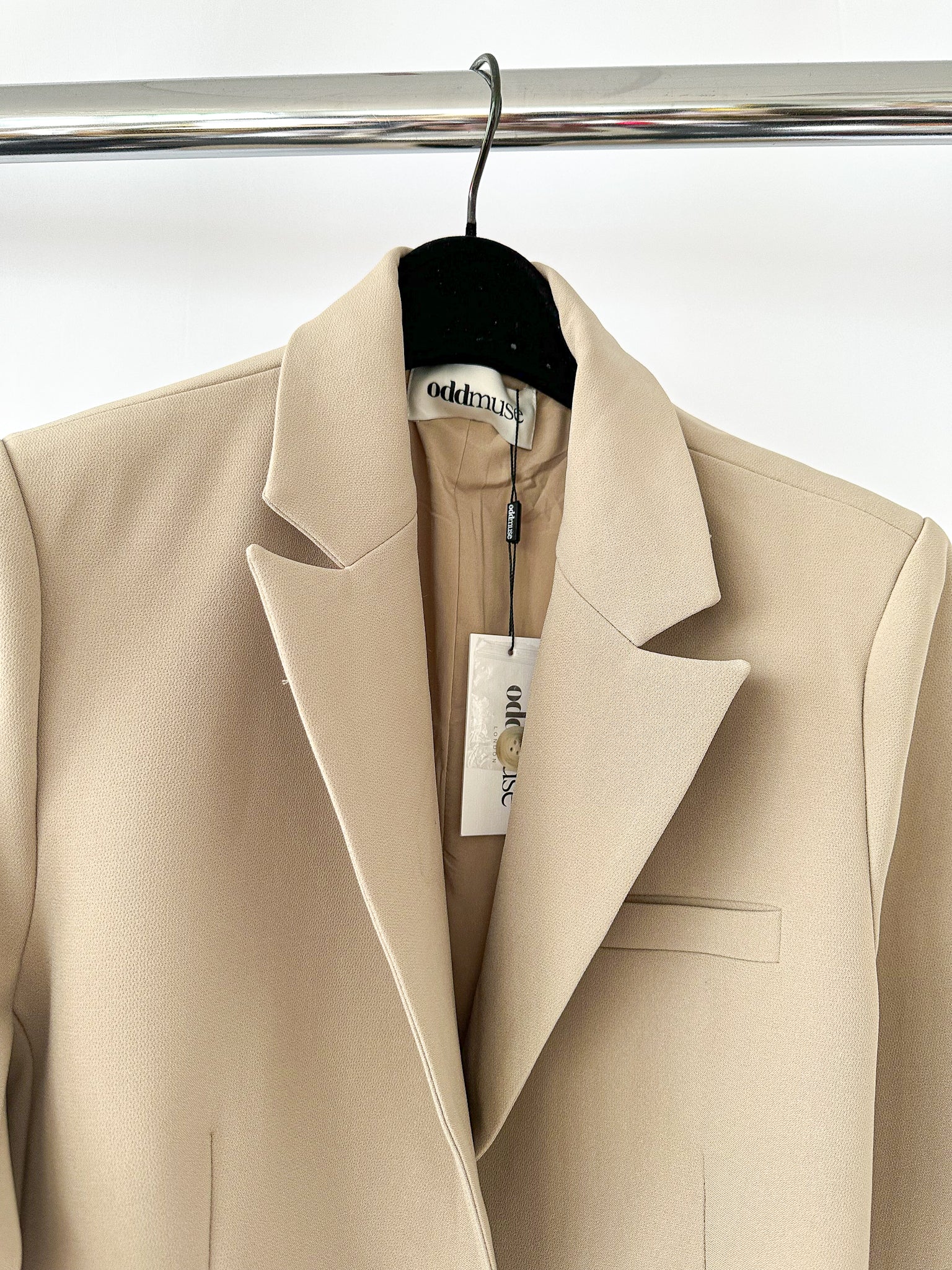 Odd Muse – Beige „The Ultimate Muse“-Blazerjacke