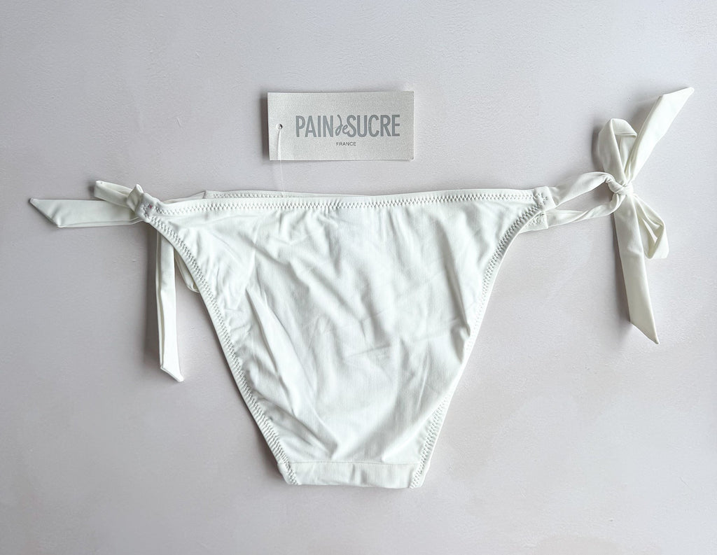 Bas de bikini à nouer sur le côté Pain De Sucre crème onyx