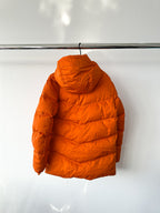 Gant Alta Long Down Jacket In Orange