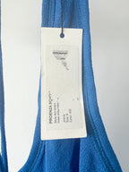 Proenza Schouler Blue Halterneck Jersey Maxi Dress