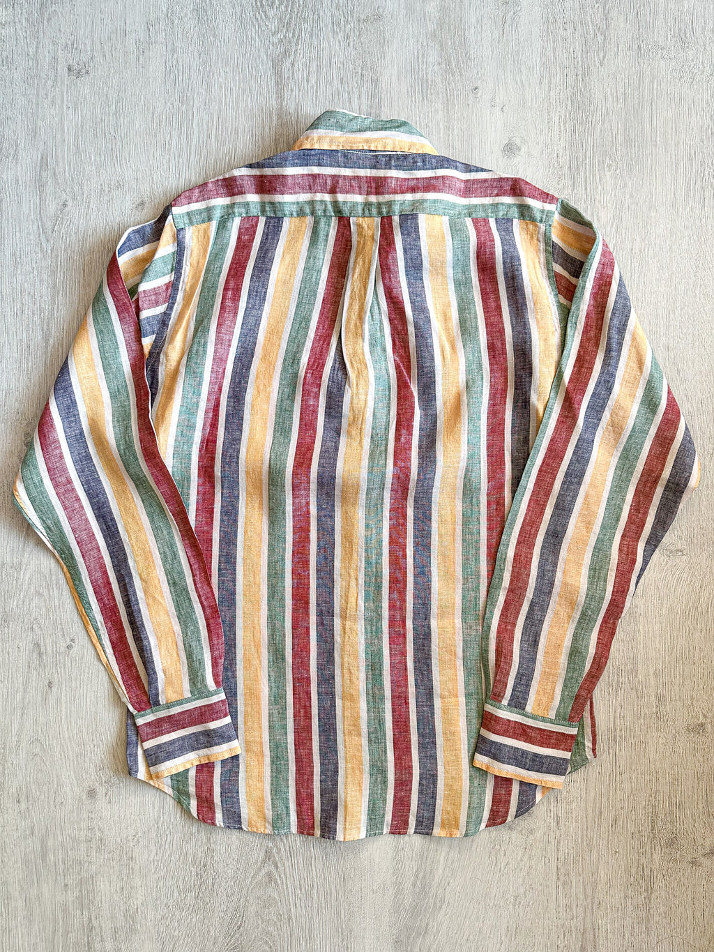 Drake's Striped Linen Slim Fit Shirt - House Of Huntington