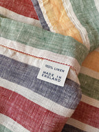 Drake's Striped Linen Slim Fit Shirt - House Of Huntington