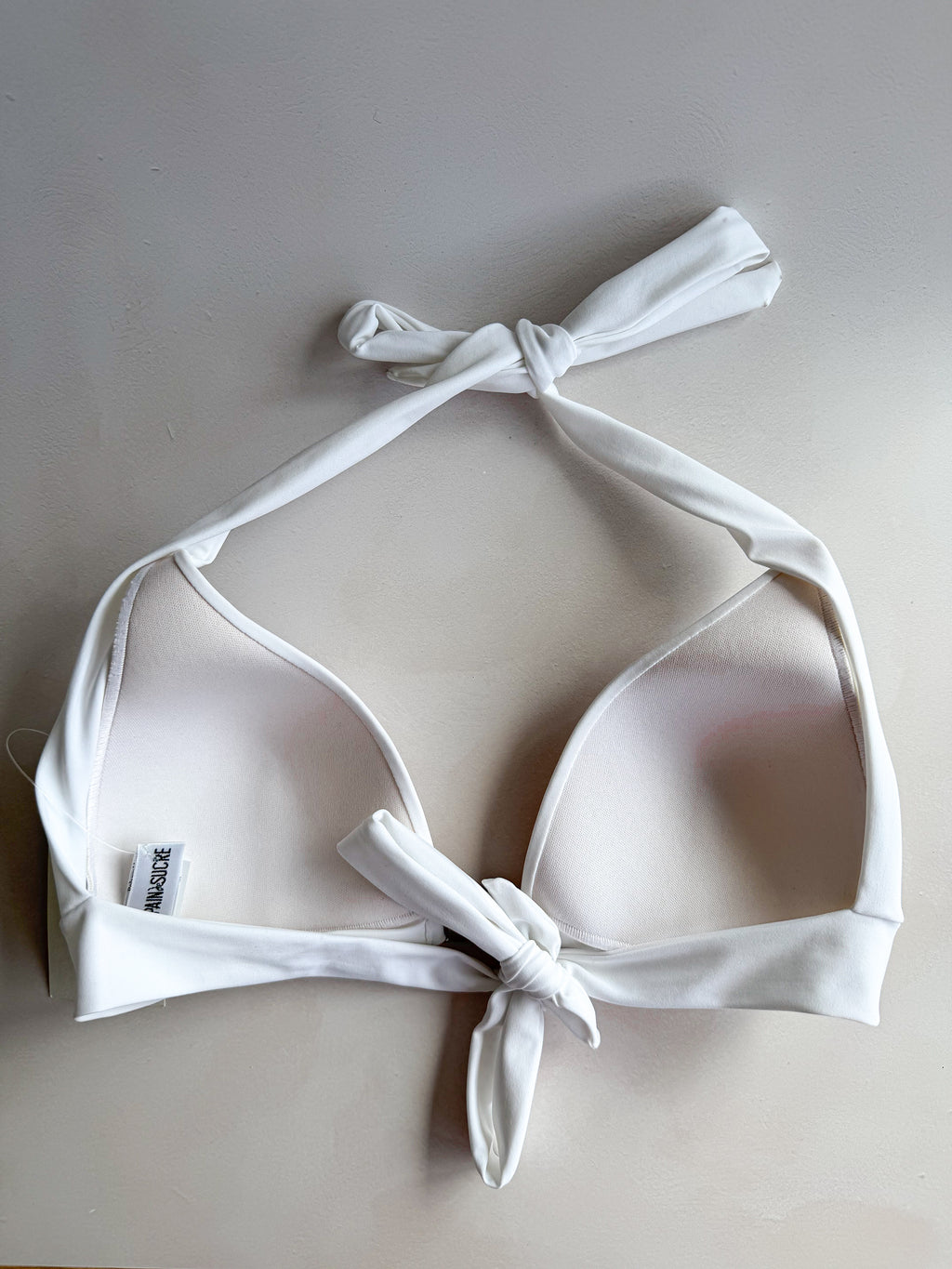 Pain De Sucre Poeiti White Bikini Top