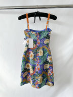Nadine Merabi Purple Lyra All Over Floral Sequin Mini Dress