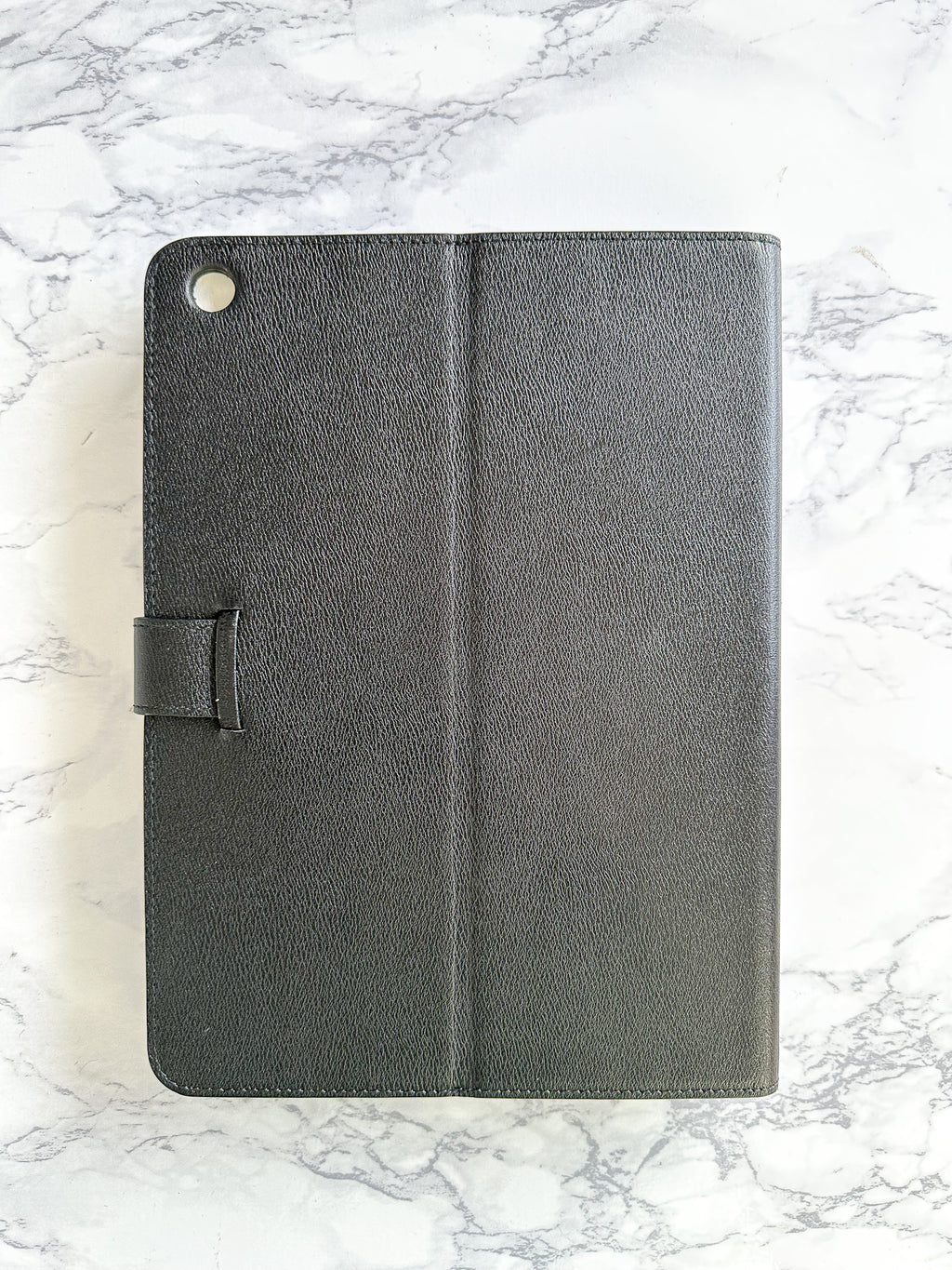 Smythson of Bond Street Black Leather Ipad Wallet Case