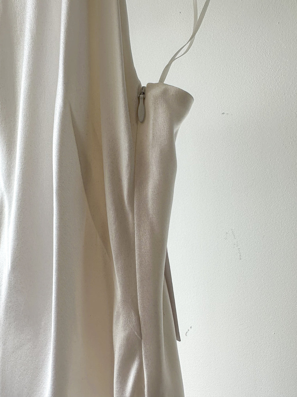 GALVAN Ibiza Pearl White One Shoulder Bridal Wedding Dress - House Of Huntington