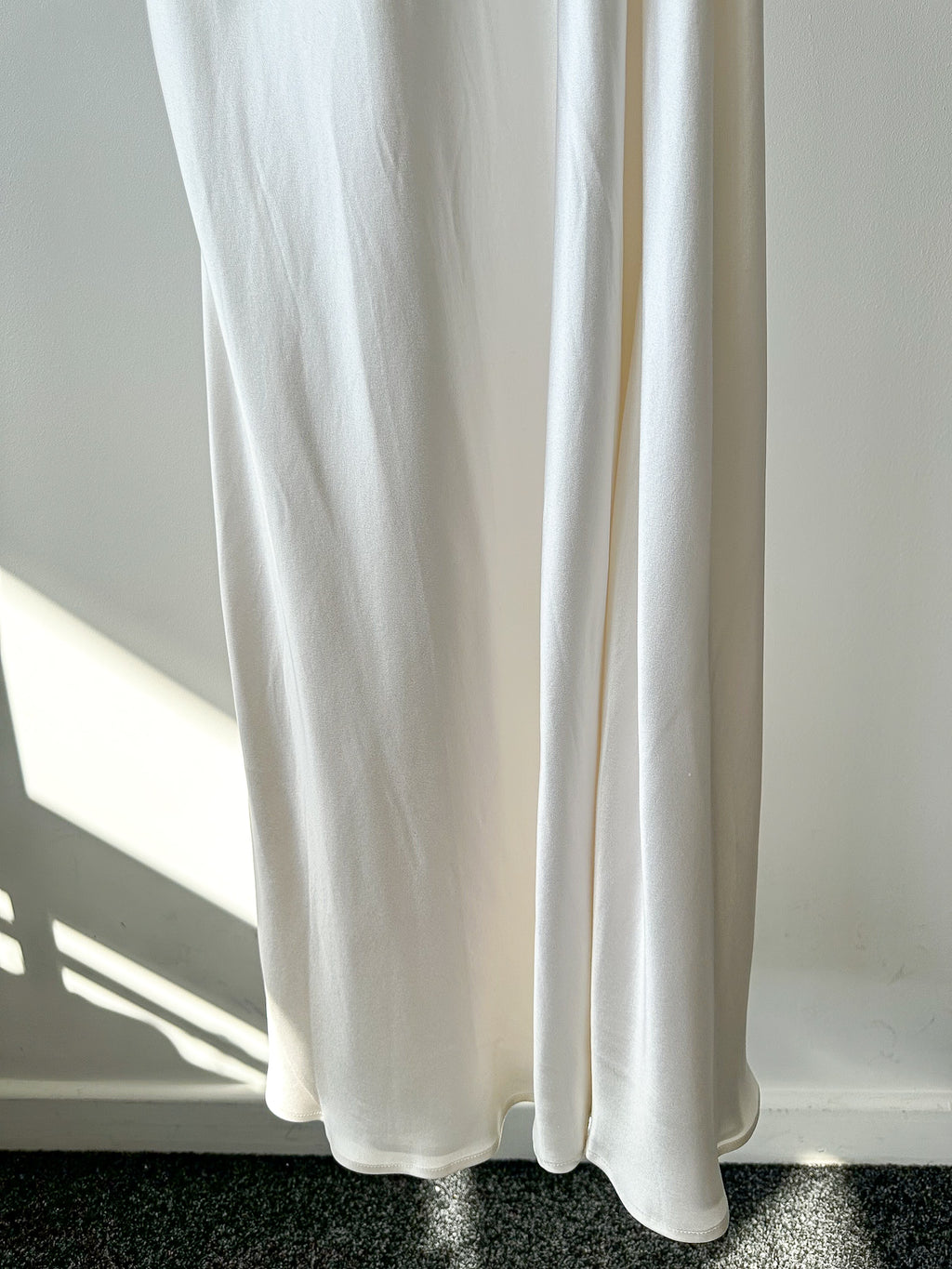 GALVAN Ibiza Pearl White One Shoulder Bridal Wedding Dress - House Of Huntington