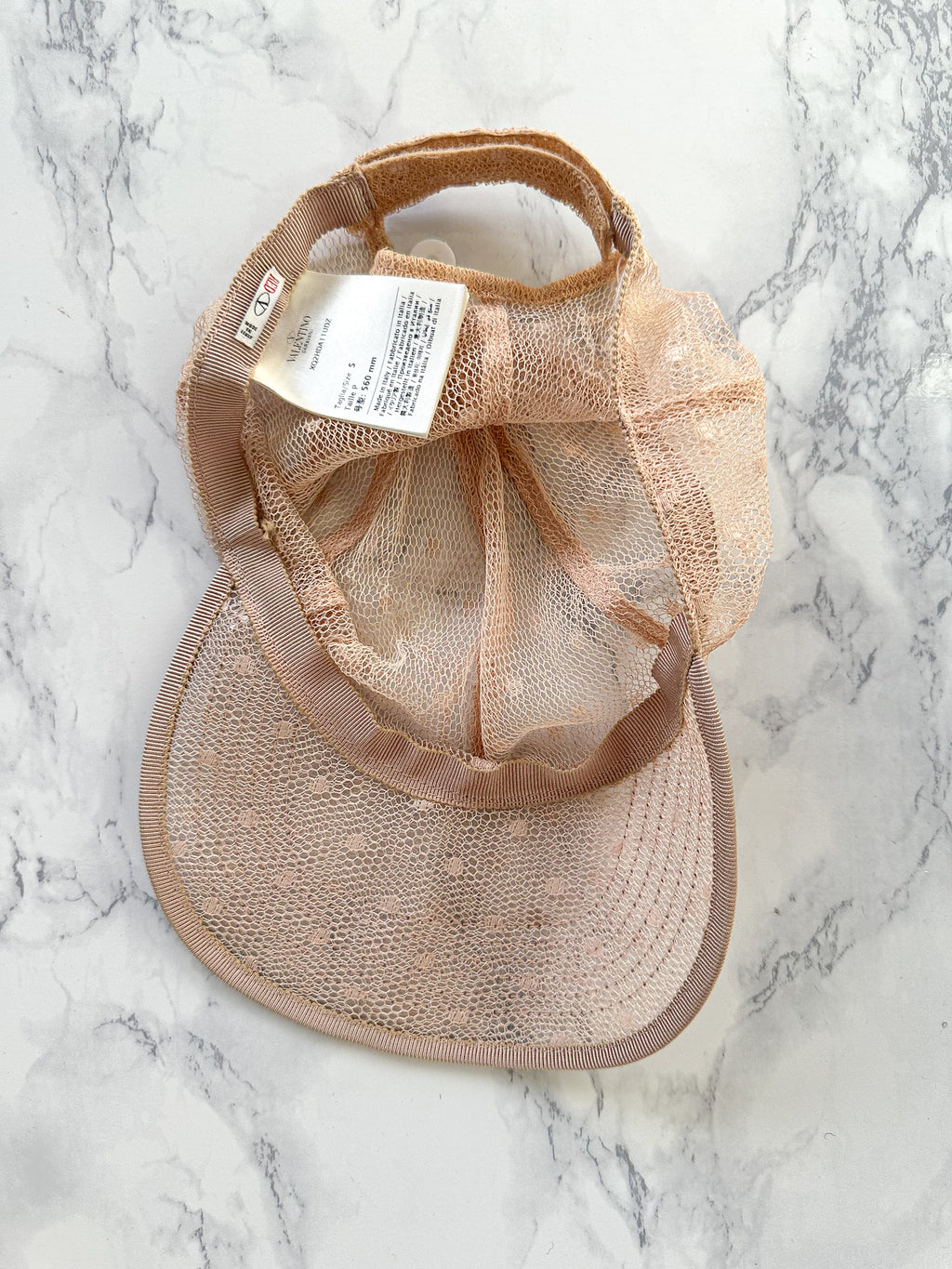 Valentino Lace Nude Cap