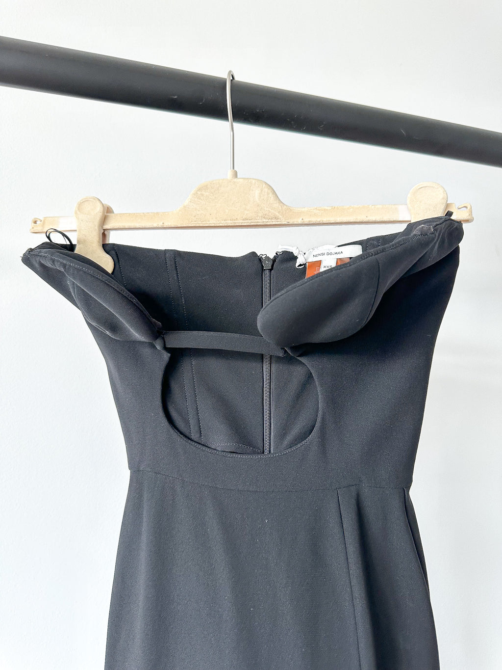 Nensi Dojaka Black Cut Out Maxi Dress - House Of Huntington