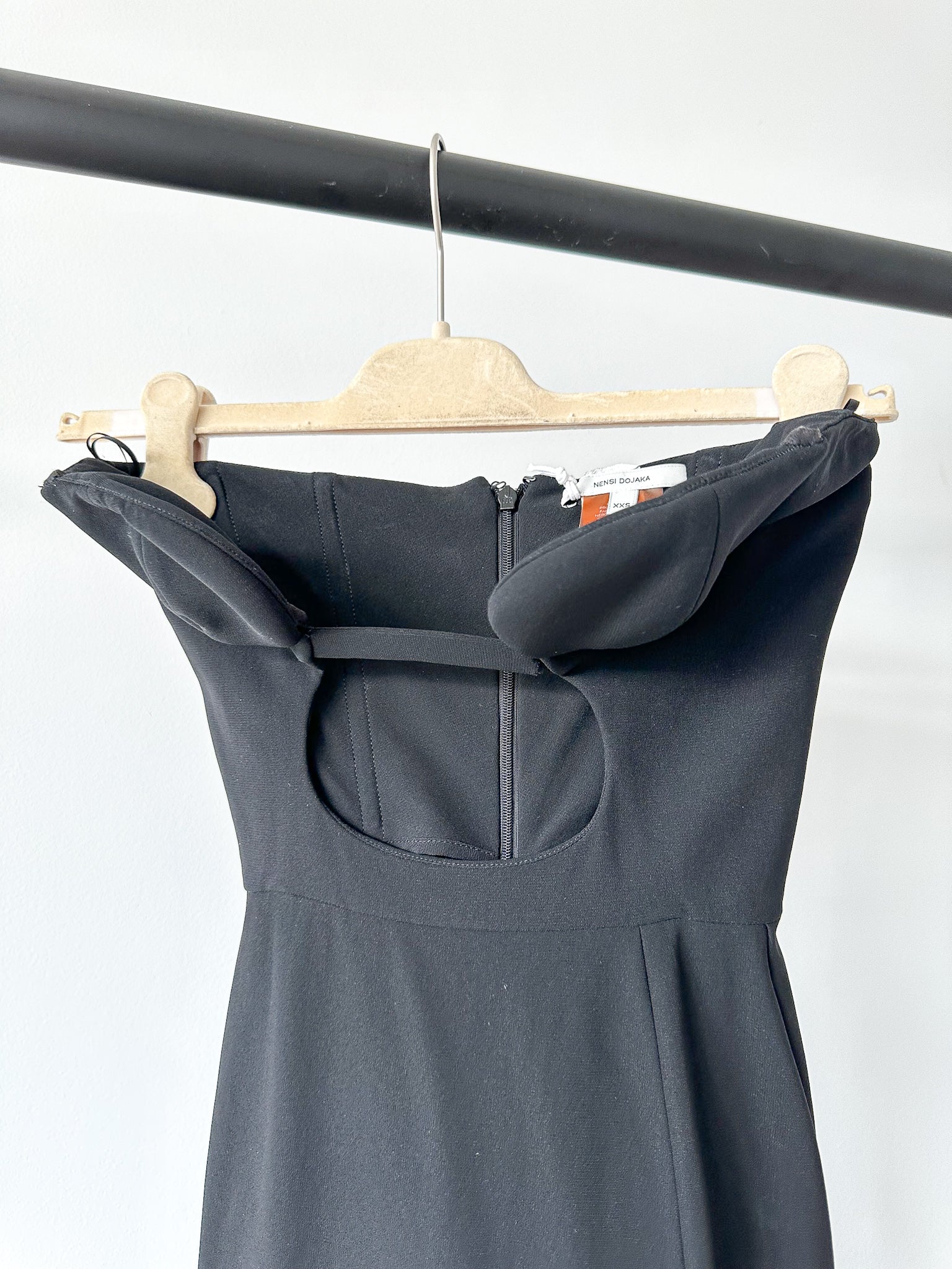 Nensi Dojaka Black Cut Out Maxi Dress - House Of Huntington