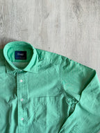 Drake's Oxford Cloth Button Down Shirt In Green - House Of Huntington