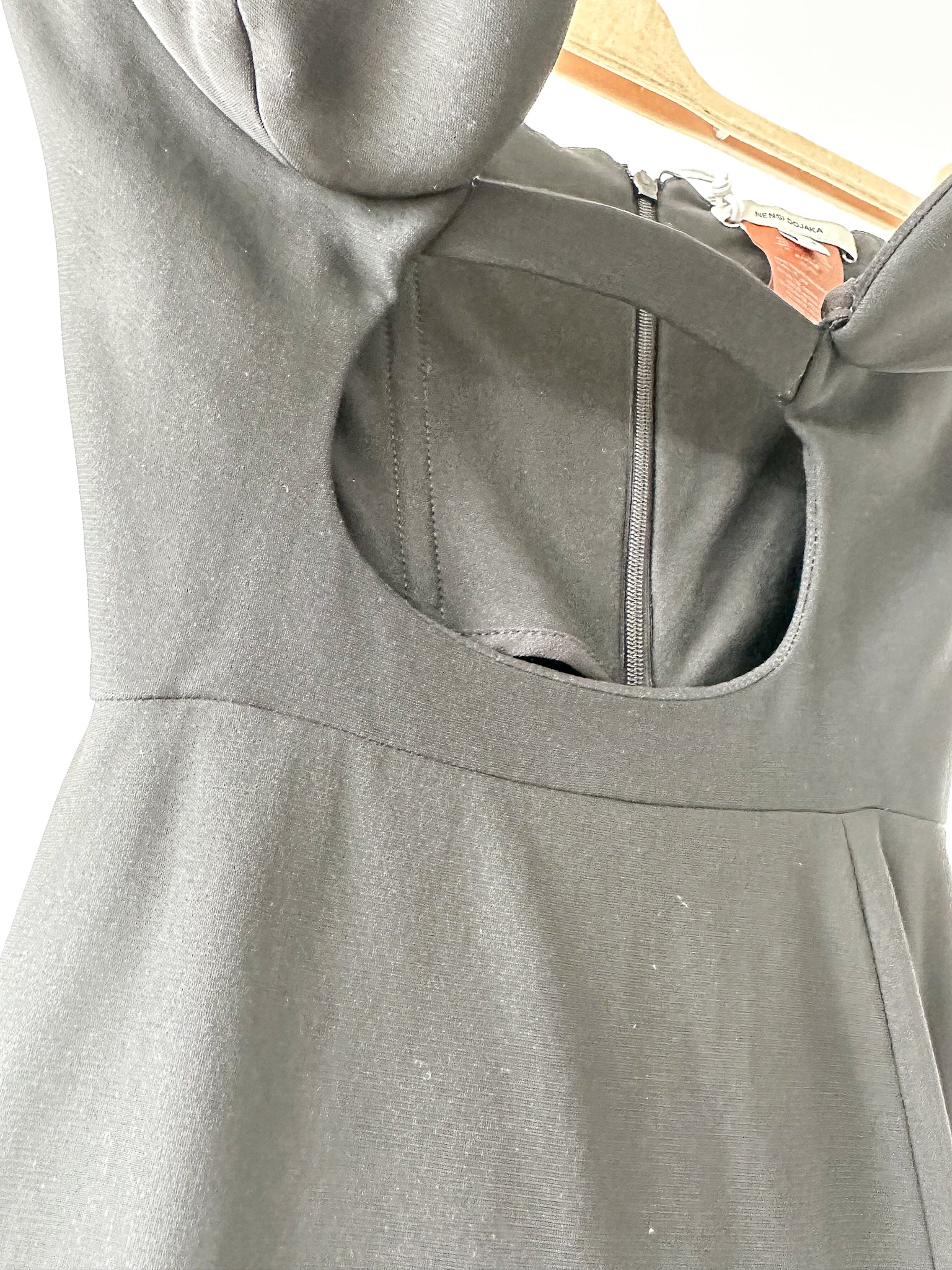 Nensi Dojaka Black Cut Out Maxi Dress - House Of Huntington