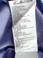 MM6 Maison Margiela Blue Deconstructed Cut-Out Crew Neck T-Shirt