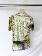 MM6 Maison Margiela Floral Print Scoop Neck T-shirt