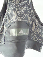Stella McCartney Adidas Floral Print Zip-Up Tankini Bikini Top