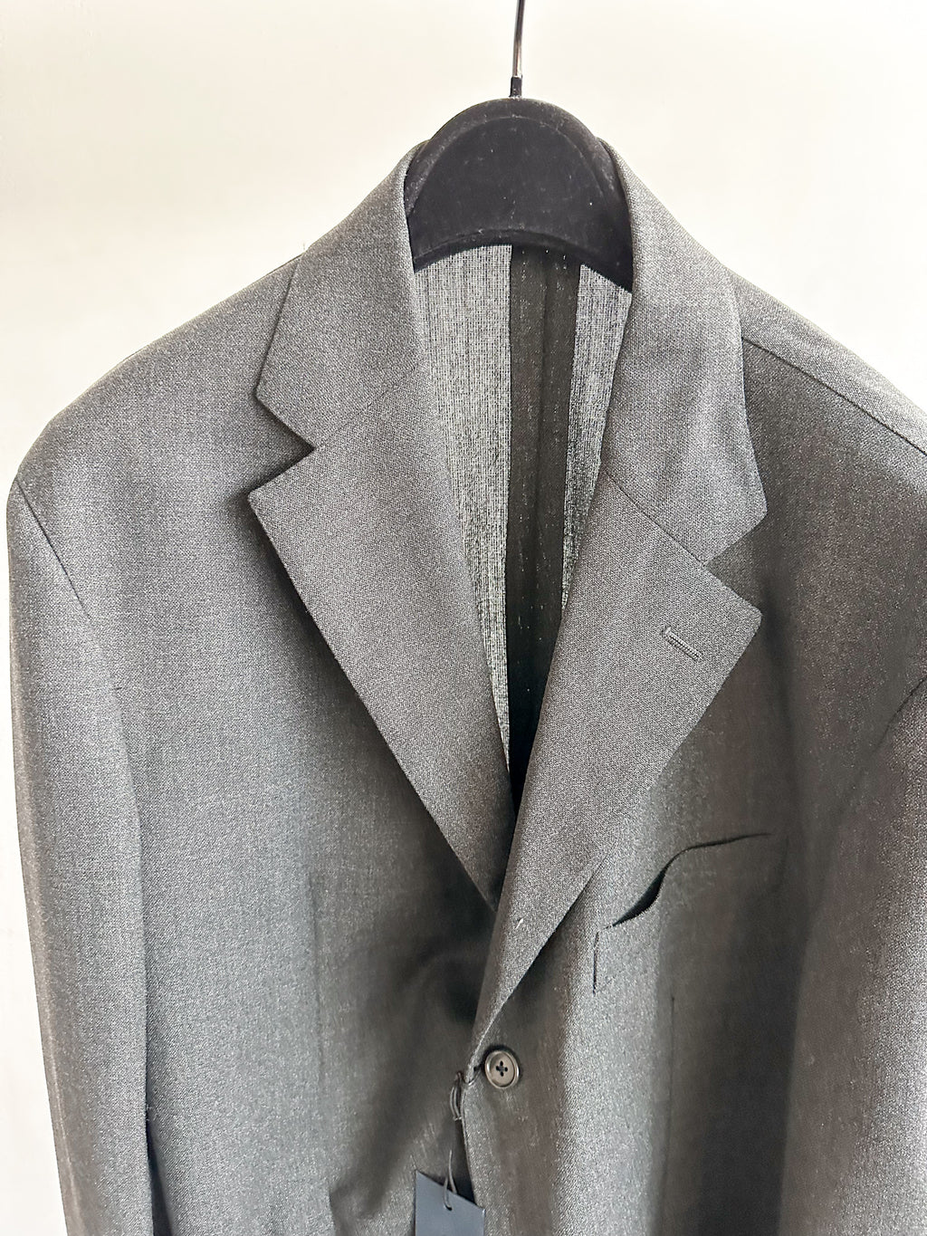 Drake's Thin Wool Grey Blazer ( Tropical Wool ) - House Of Huntington
