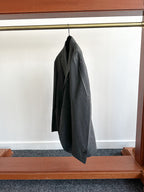 Drake's Thin Wool Grey Blazer ( Tropical Wool ) - House Of Huntington