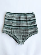 Maison Margiela Striped Knitted Micro Mini Shorts