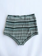 Maison Margiela Striped Knitted Micro Mini Shorts