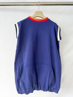 Marni Purple Multicolour Detail Sleeveless Sweatshirt