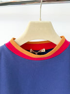 Marni Purple Multicolour Detail Sleeveless Sweatshirt