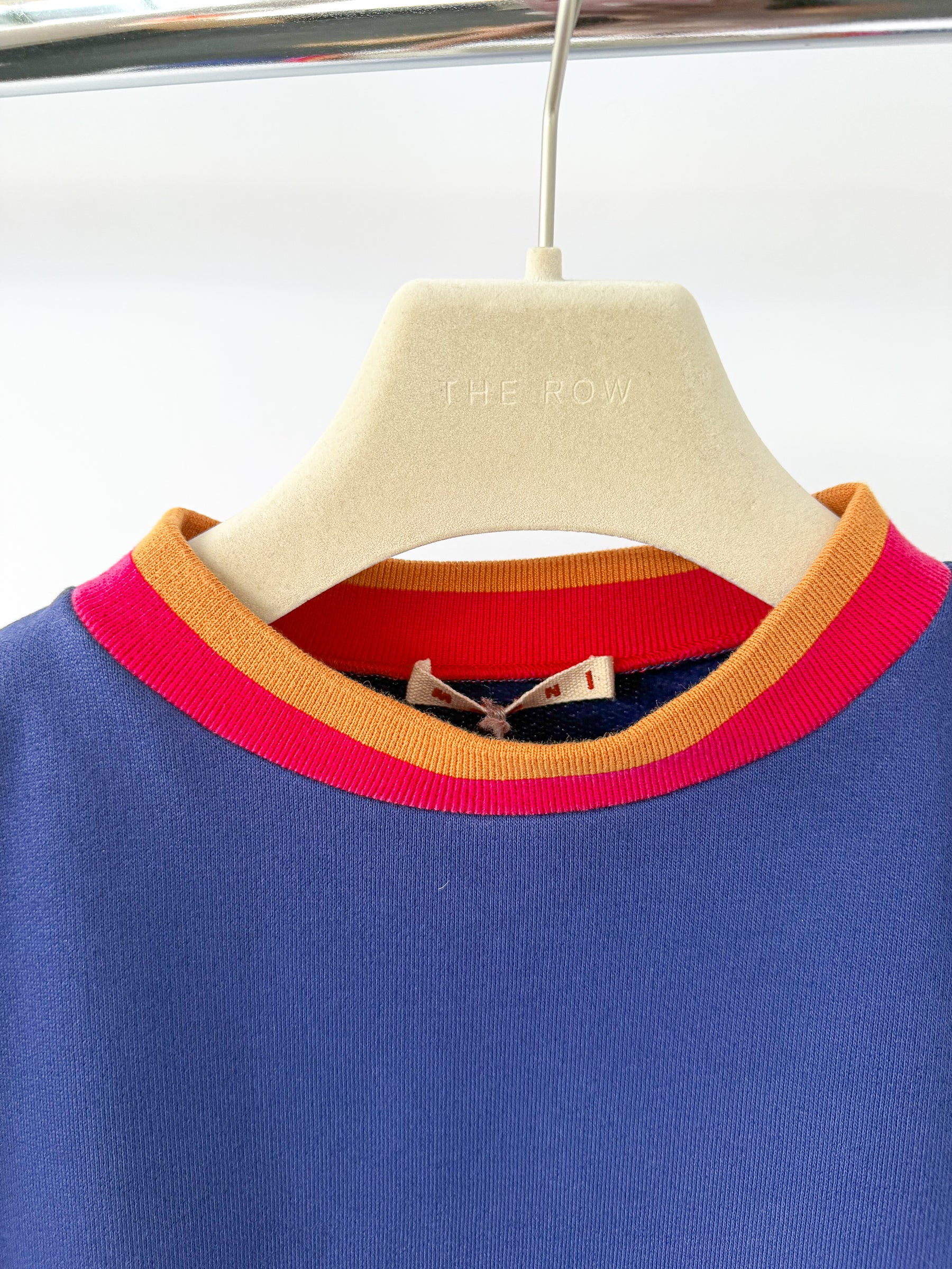 Marni Purple Multicolour Detail Sleeveless Sweatshirt