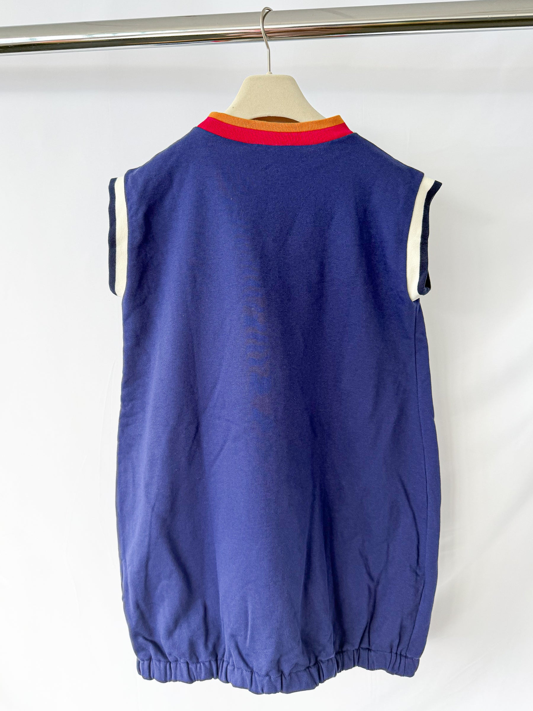 Marni Purple Multicolour Detail Sleeveless Sweatshirt