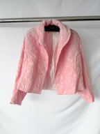 Marni Pink Floral Jacquard Quilted Jacket (IMPERFECT)