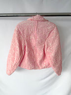 Marni Pink Floral Jacquard Quilted Jacket (IMPERFECT)