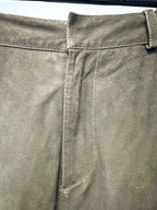 Sea New York Brown Suede Leather A-line Skirt - House Of Huntington