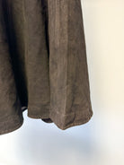 Sea New York Brown Suede Leather A-line Skirt - House Of Huntington