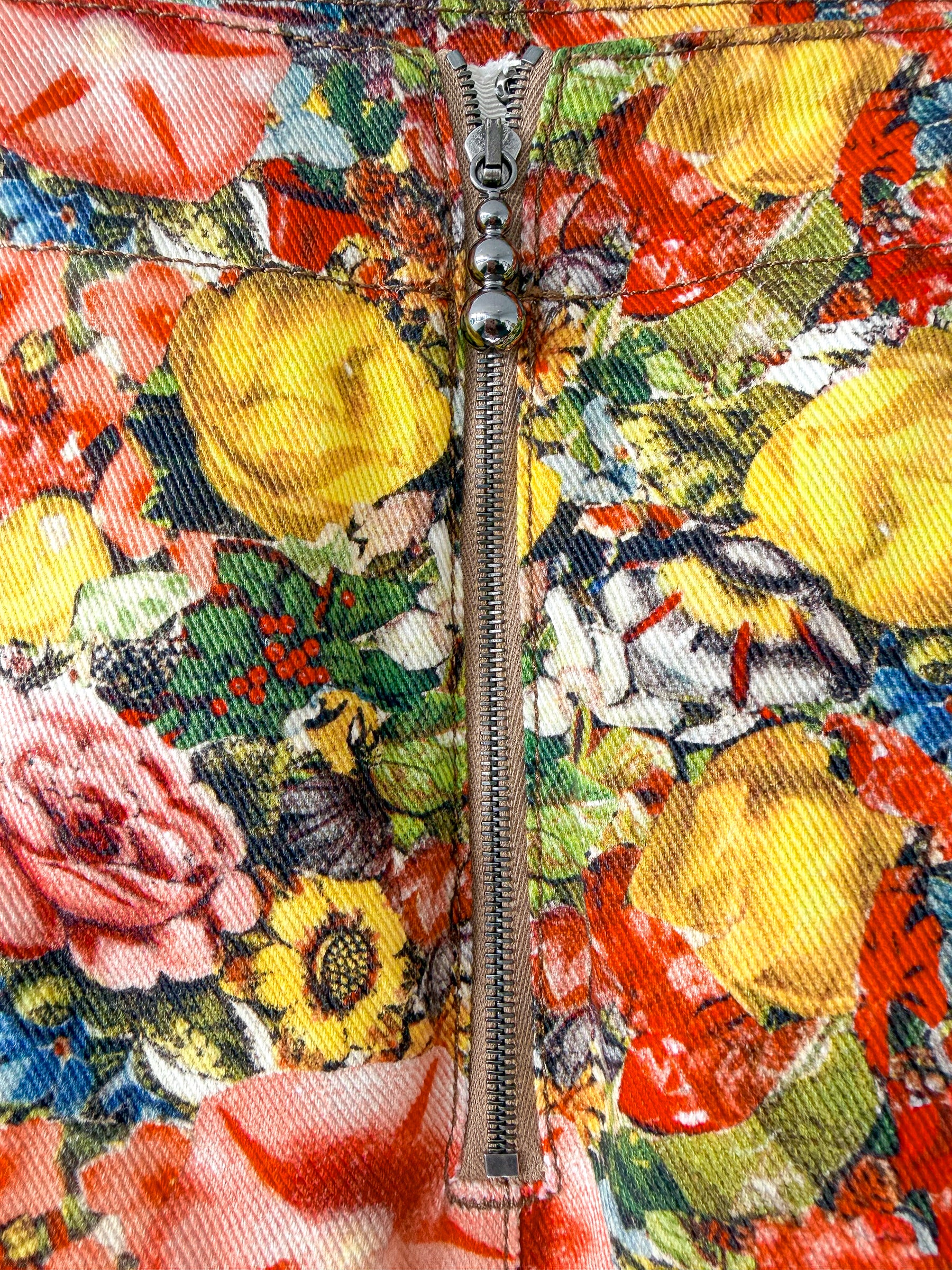Marni Floral Multicolour Pencil Skirt