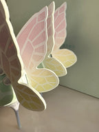 Sophia Webster Butterfly Soft Pastel Gradient Off-White Chiara Heeled Sandals