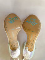 Sophia Webster Butterfly Soft Pastel Gradient Off-White Chiara Heeled Sandals