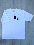 Drake's X Throwing Fits White Print Tee Shirt - House Of Huntington