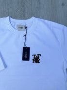 Drake's X Throwing Fits White Print Tee Shirt - House Of Huntington